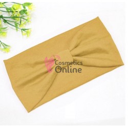 Bentita pentru par din catifea BP024 Mustar